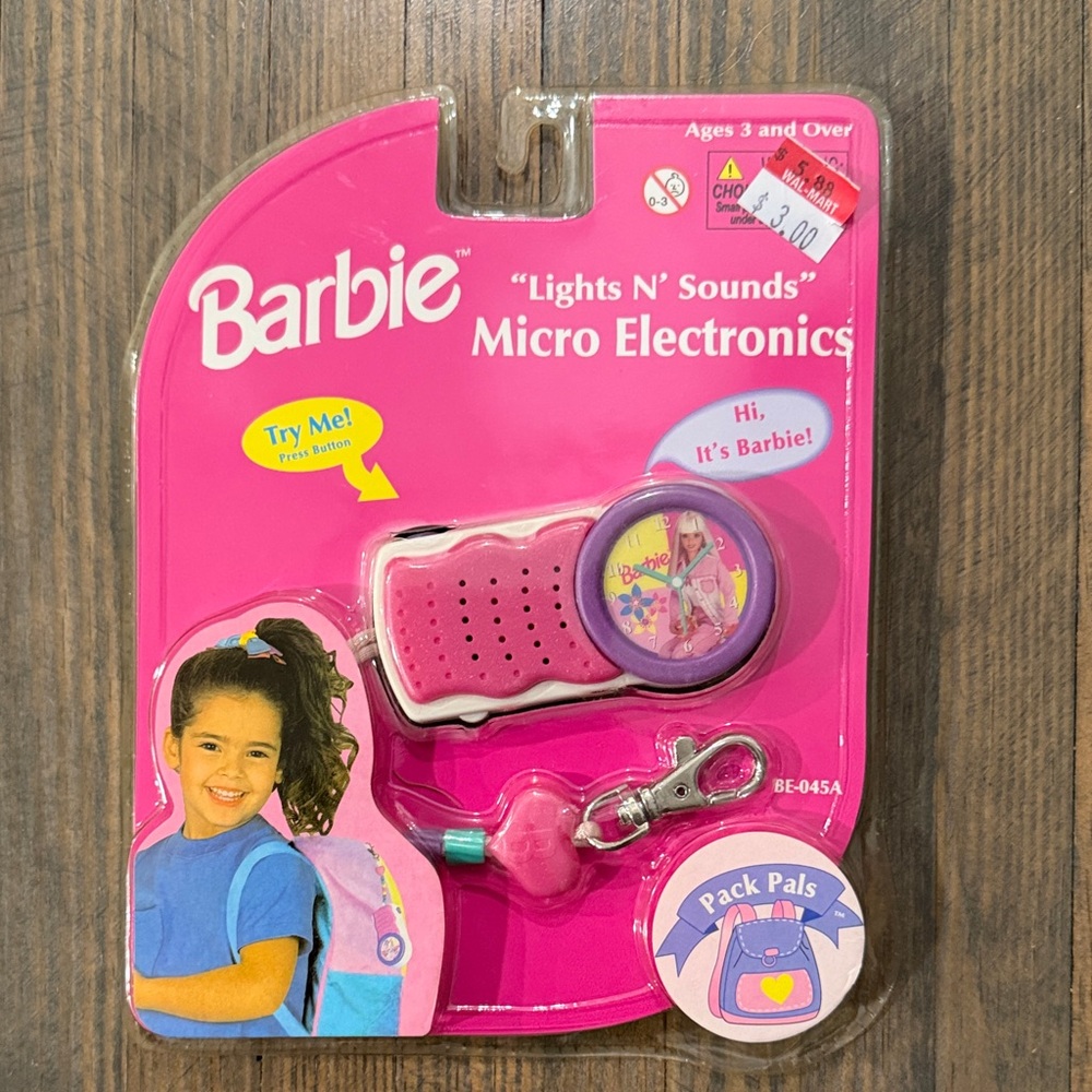 Barbie Pink and Purple Micro Electronics Keychain